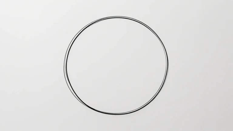 Draw a simple circle outline for the pumpkin
