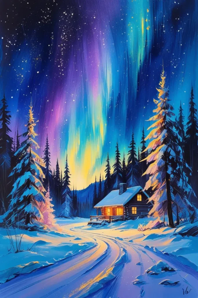 North Light Winter Scene
